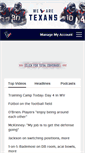Mobile Screenshot of m.houstontexans.com